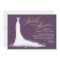 Elegant Plum and Gold Wedding Gown Bridal Shower