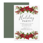 Elegant Poinsettia Christmas Party
