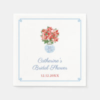 Elegant Poinsettia Ladies Holidays Luncheon Party