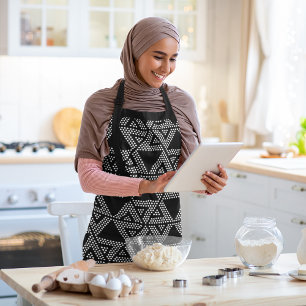 Elegant Polka Dots Apron