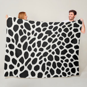 Elegant Popular Luxury White Leopard Collection Fleece Blanket