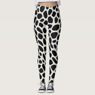 Elegant Popular Luxury White Leopard Collection Leggings