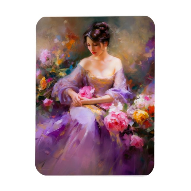 Elegant Portrait  Magnet (Vertical)