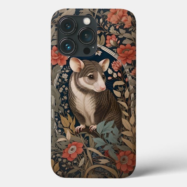 Elegant Possum William Morris Inspired  Case-Mate iPhone Case (Back)