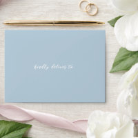 Elegant Powder Blue Modern Wedding