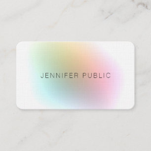 Elegant Premium Linen Modern Colourful Template Business Card