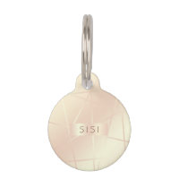 Elegant pretty rose gold & blush pink geometric