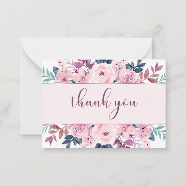 elegant printable thank you card (Front)