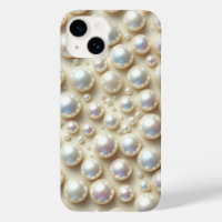 Elegant Pristine White Pearls Scattered Aesthetic