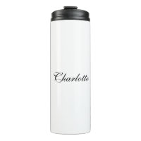 Elegant Professional Add Name Plain Black White