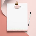 Elegant Professional Business Watercolor Signature<br><div class="desc">Enhance your business image with this elegant and professional letterhead template. The minimalist design exudes sophistication, making a lasting impression. Fully customizable, this letterhead allows you to seamlessly add your name, company name, tagline and contact information, ensuring it aligns perfectly with your brand identity. Click "Personalize" to easily customize the...</div>