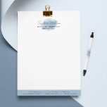 Elegant Professional Business Watercolor Signature<br><div class="desc">Enhance your business image with this elegant and professional letterhead template. The minimalist design exudes sophistication, making a lasting impression. Fully customizable, this letterhead allows you to seamlessly add your name, company name, tagline and contact information, ensuring it aligns perfectly with your brand identity. Click "Personalize" to easily customize the...</div>