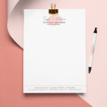 Elegant Professional Business Watercolor Signature<br><div class="desc">Enhance your business image with this elegant and professional letterhead template. The minimalist design exudes sophistication, making a lasting impression. Fully customizable, this letterhead allows you to seamlessly add your name, company name, tagline and contact information, ensuring it aligns perfectly with your brand identity. Click "Personalize" to easily customize the...</div>
