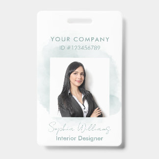 Elegant Professional Business Watercolor Signature Badge