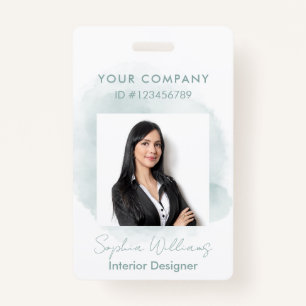 Elegant Professional Business Watercolor Signature Badge