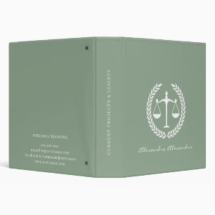Elegant professional for Lawyers Law Firm Office Binder