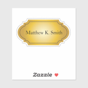 Elegant Professional Gold Name