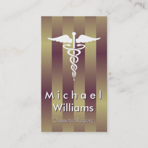 ELEGANT PROFESSIONAL MEDICAL AESTHETIC SURGERY BUSINESS CARD
