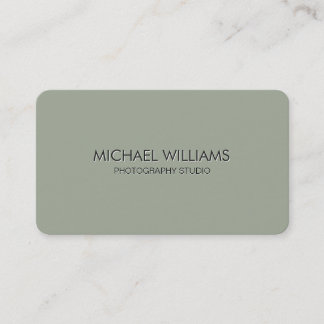 Elegant Professional Metal Business Card