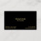 Elegant Professional Modern Black Faux Gold Custom