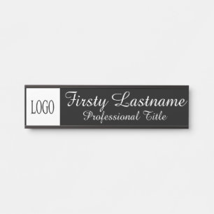 Elegant Professional Office Door Sign Name Plate