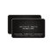 Elegant Professional Plain Black Modern Metal Look