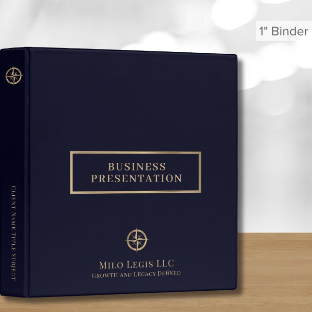Elegant Professional Presentation Binder (Creator Uploaded)