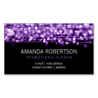 Elegant Professional Purple Lights & Sparkles