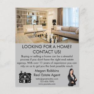 Elegant Professional Real Estate Marketing QR Code Flyer