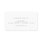 Elegant Professional Simple Monogram Minimalist