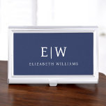 Elegant Professional Simple Monogram Minimalist Business Card Holder<br><div class="desc">Introducing our Elegant Professional Simple Monogram Minimalist Collection: Elevate your style with timeless sophistication and understated elegance. Crafted with meticulous attention to detail, this collection features minimalist designs adorned with your personalized monogram. Each piece exudes professionalism and refinement, perfect for making a lasting impression in any setting. From sleek stationery...</div>