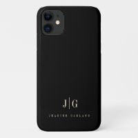 Elegant Professional Simple Monogram Minimalist