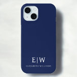 Elegant Professional Simple Monogram Minimalist iPhone 15 Case<br><div class="desc">Introducing our Elegant Professional Simple Monogram Minimalist Collection: Elevate your style with timeless sophistication and understated elegance. Crafted with meticulous attention to detail, this collection features minimalist designs adorned with your personalized monogram. Each piece exudes professionalism and refinement, perfect for making a lasting impression in any setting. From sleek stationery...</div>