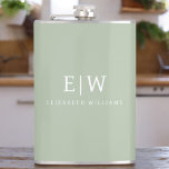 Elegant Professional Simple Monogram Minimalist Hip Flask<br><div class="desc">Introducing our Elegant Professional Simple Monogram Minimalist Collection: Elevate your style with timeless sophistication and understated elegance. Crafted with meticulous attention to detail, this collection features minimalist designs adorned with your personalized monogram. Each piece exudes professionalism and refinement, perfect for making a lasting impression in any setting. From sleek stationery...</div>