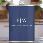 Elegant Professional Simple Monogram Minimalist Hip Flask<br><div class="desc">Introducing our Elegant Professional Simple Monogram Minimalist Collection: Elevate your style with timeless sophistication and understated elegance. Crafted with meticulous attention to detail, this collection features minimalist designs adorned with your personalized monogram. Each piece exudes professionalism and refinement, perfect for making a lasting impression in any setting. From sleek stationery...</div>