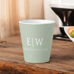 Elegant Professional Simple Monogram Minimalist Latte Mug<br><div class="desc">Introducing our Elegant Professional Simple Monogram Minimalist Collection: Elevate your style with timeless sophistication and understated elegance. Crafted with meticulous attention to detail, this collection features minimalist designs adorned with your personalized monogram. Each piece exudes professionalism and refinement, perfect for making a lasting impression in any setting. From sleek stationery...</div>