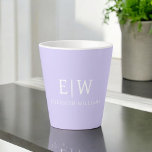 Elegant Professional Simple Monogram Minimalist Latte Mug<br><div class="desc">Introducing our Elegant Professional Simple Monogram Minimalist Collection: Elevate your style with timeless sophistication and understated elegance. Crafted with meticulous attention to detail, this collection features minimalist designs adorned with your personalized monogram. Each piece exudes professionalism and refinement, perfect for making a lasting impression in any setting. From sleek stationery...</div>