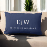 Elegant Professional Simple Monogram Minimalist Lumbar Pillow<br><div class="desc">Introducing our Elegant Professional Simple Monogram Minimalist Collection: Elevate your style with timeless sophistication and understated elegance. Crafted with meticulous attention to detail, this collection features minimalist designs adorned with your personalized monogram. Each piece exudes professionalism and refinement, perfect for making a lasting impression in any setting. From sleek stationery...</div>