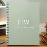 Elegant Professional Simple Monogram Minimalist Notebook<br><div class="desc">Introducing our Elegant Professional Simple Monogram Minimalist Collection: Elevate your style with timeless sophistication and understated elegance. Crafted with meticulous attention to detail, this collection features minimalist designs adorned with your personalized monogram. Each piece exudes professionalism and refinement, perfect for making a lasting impression in any setting. From sleek stationery...</div>