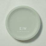 Elegant Professional Simple Monogram Minimalist Paper Plate<br><div class="desc">Introducing our Elegant Professional Simple Monogram Minimalist Collection: Elevate your style with timeless sophistication and understated elegance. Crafted with meticulous attention to detail, this collection features minimalist designs adorned with your personalized monogram. Each piece exudes professionalism and refinement, perfect for making a lasting impression in any setting. From sleek stationery...</div>