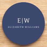 Elegant Professional Simple Monogram Minimalist Round Paper Coaster<br><div class="desc">Introducing our Elegant Professional Simple Monogram Minimalist Collection: Elevate your style with timeless sophistication and understated elegance. Crafted with meticulous attention to detail, this collection features minimalist designs adorned with your personalized monogram. Each piece exudes professionalism and refinement, perfect for making a lasting impression in any setting. From sleek stationery...</div>