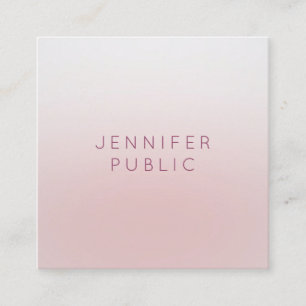 Elegant Professional Template Modern Minimalist Square Business Card