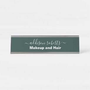 Elegant Professional Terracotta Boho Desk Name Pl Desk Name Plate