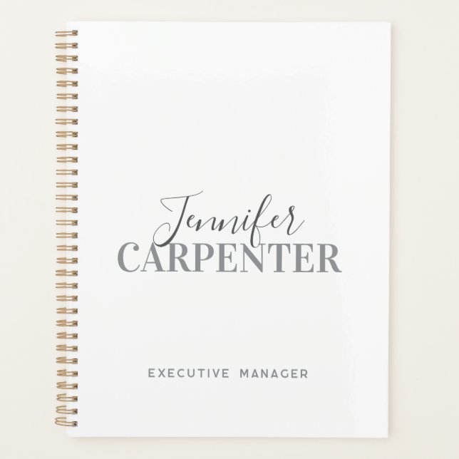 Élégant professionnel minimaliste moderne (Devant)