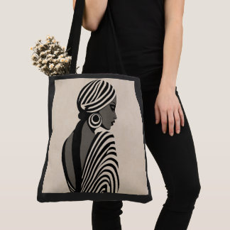 ELEGANT PROFILE #1 TOTE BAG
