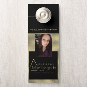 Elegant Property Manager Home Sales Broker Door Hanger