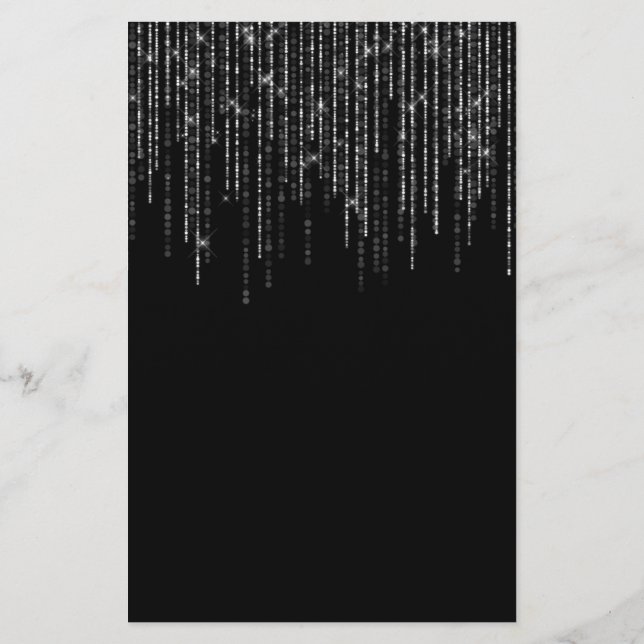Elégant prospectus noir (Dos)