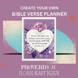 Elégant Proverbes 31 Femme Floral Christian Planne