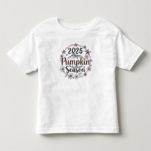 Elegant Pumpkin Season 2025 – Autumn Fall Design Toddler T-shirt
