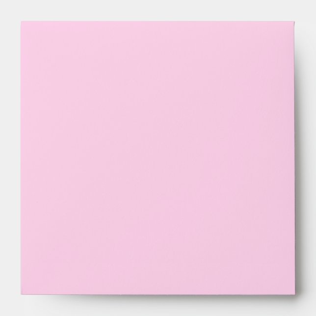 Elegant Pure Pink Linen Envelopes (Front)
